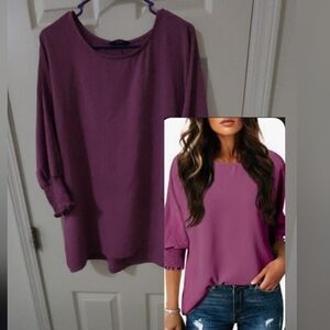 Women's Purple Blouse